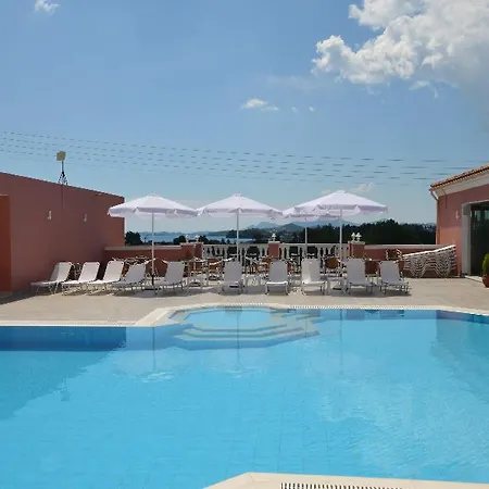 アパートホテル Paradiso Sea View And Pool Corfu 2*